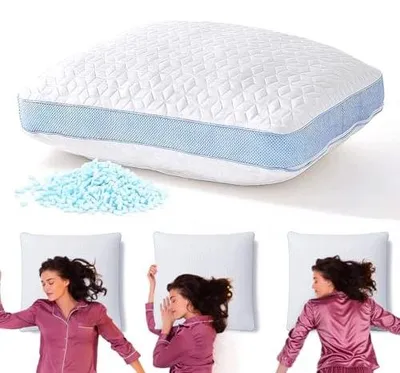 Zdjęcie produktu dla Poduszka ergonomiczna 80X80 cm pamięć kształtu chłodząca do spania