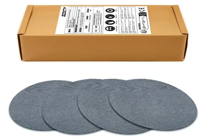 Produktbild von Schleifnetze, 150 mm, mit Klettverschluss, 50 Stück. Schleifscheibennetz, Körnung 60-240