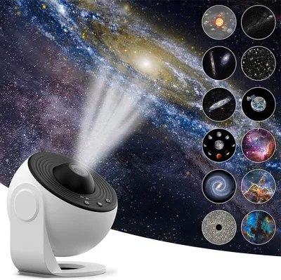 Produktbild von Planetarium Sternenhimmel Projektoren, 12 Planeten Discs, Galaxy Projektor Lampe Sternenhimmel für Schlafzimmer, LED Sternenhimmel Projektor für Kinder