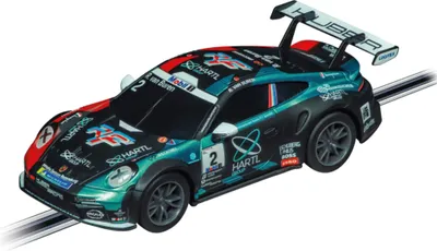 Produktbild von Carrera Porsche 911 GT3 Cup (992) "Huber Racing, No.2", Sportwagen-Modell, 1:43, Porsche 911 GT3 Cup (992), 6 Jahr(e), Schwarz, Rot, Türkis, 490 mm