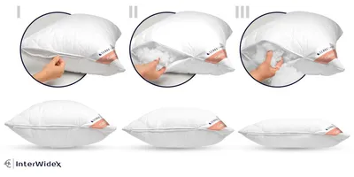 Zdjęcie produktu dla Poduszka do spania 70x80 CLASSIC COMFORT Senna Home regulowana, z zamkiem, antyalergiczna, wypełnienie z granulatu, różowa