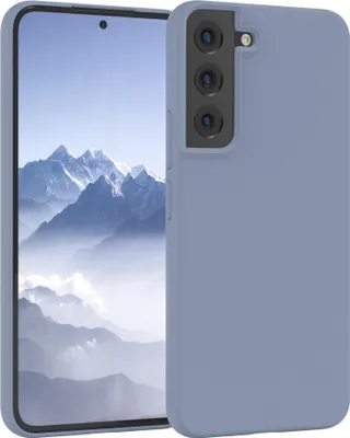 Produktbild von EAZY CASE Silikonhülle für Samsung Galaxy S22 5G Silikon Backcover Schutz in Blau
