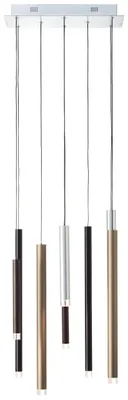 Produktbild von BRILLIANT Pendelleuchte, 8-flammig Cembalo braun IP20  32 Watt dimmbar LED integriert