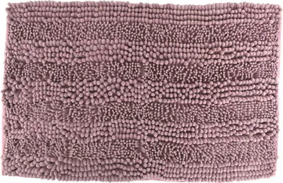Produktbild von Badteppich mit rutschhemmender Rückseite Badmatte Chenille 50x80 cm