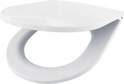 Produktbild von SEPIO Toilettendeckel mit Absenkautomatik, Duroplast Giro, D-Form Weiß , Antibakterieller WC-Sitz