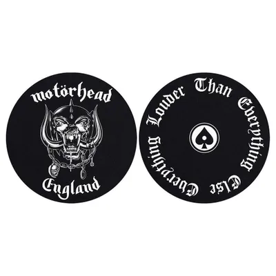 Produktbild von Motorhead - Podložka pod gramofon "England Louder" RO9915 (jedna velikost) (černá/bílá)
