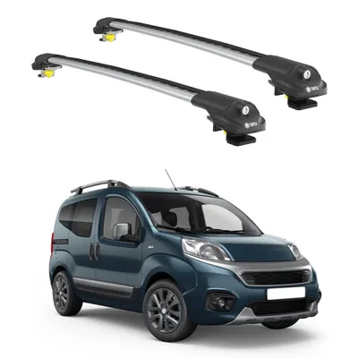 Immagine prodotto di TURTLE Portapacchi AIR-1 FIAT FIORINO ALL 2008 - 2024 Barre in tubo , Argento