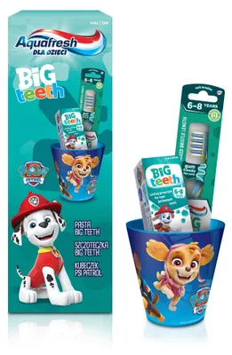 Produktbild von Aquafresh Set mit Becher, Grün