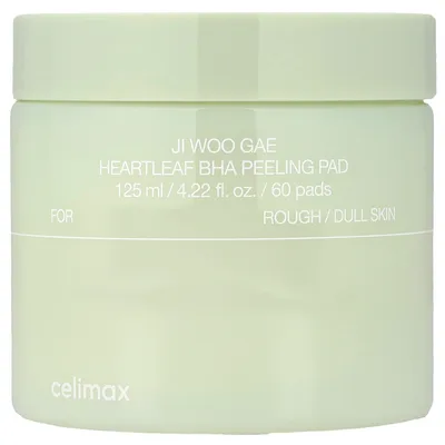 Produktbild von Celimax, Ji Woo GAE Heartleaf BHA Peeling Pad, 60 Pads, 4,22 ml