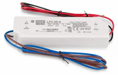 Produktbild von Mean Well LPV-35-5 SNT  5V/DC/0-5A/ 25W IP67