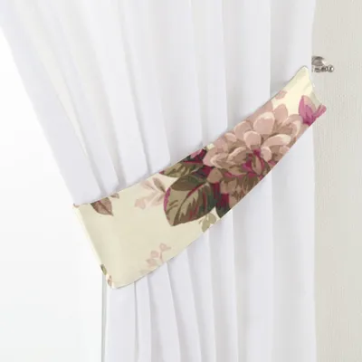 Produktbild von Dekoria Raffhalter Victoria, beige- rosa, 12 x 70 cm