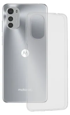 Produktbild von Techsuit Clear Silicone Back Cover Hülle für Motorola Moto E32 / Moto E32s - Transparent