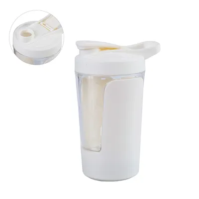 Produktbild von Automatischer Mixer,Protein Shaker elektrischer,450ml, Hitzebeständig, auslaufsicher und sturzsicher, weiß