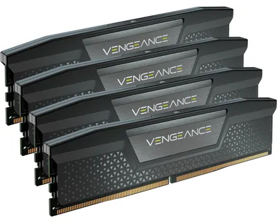 Image de DDR5  64GB PC 6400 CL32 CORSAIR KIT (4x16GB) VENGEANCE Black retail