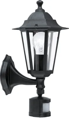 Produktbild von EGLO Außenwandleuchte Laterna 4 mit Bewegungsmelder 60 W Schwarz 22469