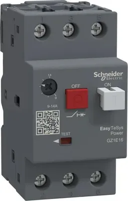 Obrázek produktu pro Ochranný spínač motoru Schneider 3P 5,5 kW 9-14 A GZ1E16