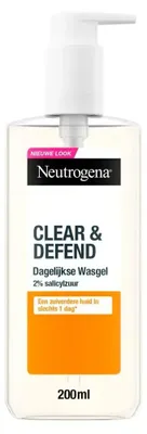 Productafbeelding van Neutrogena Clear & Defend Facewash (200 ml)