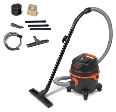 Immagine prodotto di Aspirapolvere a umido e a secco BLACK+DECKER - 1200W - 15 litri - Nero - Arancione