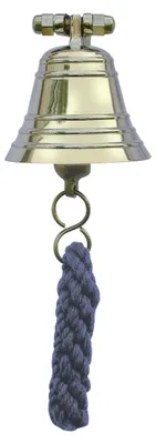 Produktbild von Mini Glocke 5cm Messing Schiffsglocke