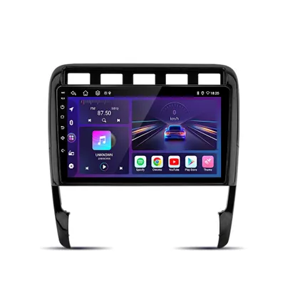 Zdjęcie produktu dla 9-calowe radio samochodowe z CarPlay i Android 15 do Porsche Cayenne 9PA (2002–2010) – nawigacja GPS, Wi-Fi, 4G-LTE, Bluetooth, DAB+, SWC, USB, DSP, 6 GB + 128 GB, 8-rdzeniowy procesor