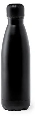 Produktbild von Wasserflasche/Trinkflasche aus Edelstahl - schwarz - Schraubverschluss - 790 ml - Sport