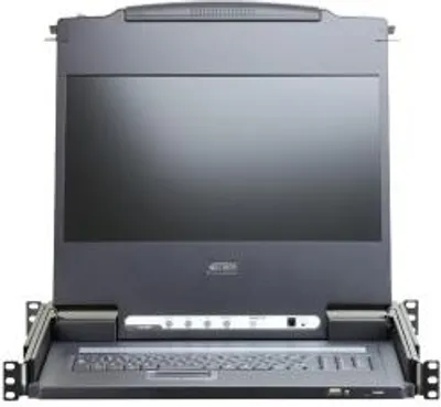 Produktbild von Aten CL6700MW Konsolenregal 43,9 cm (17.3" ) 1920 x 1080 Pixel Metall Schwarz 1U (CL6700MW F)