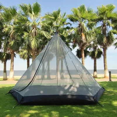 Produktbild von Tipi Zelt für 4 Personen - Wasserdicht - Campingzelt 3000 mm Wassersäule