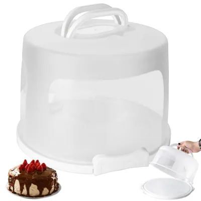Productafbeelding van A-Selected Kuchen Transportbox, rond, taartbeschermer, diameter 30 cm, hoogte 19,5 cm