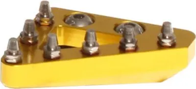 Productafbeelding van RFX Pro vervangende CNC-gefreesde achterremhendel (geel)