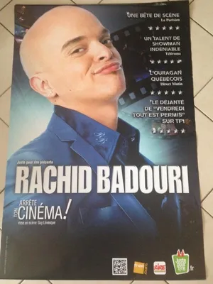 Obrázek produktu pro Rachid BADOURI - Přestaňte s tím filmem! - PLAKÁT - 80x120 cm