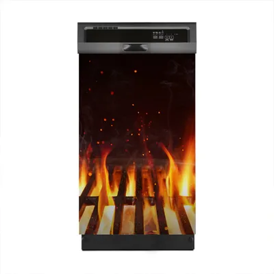 Produktbild von Aufkleber sticker 45x70 cm Dekorative folie Spülmaschine - Feuer auf Grill