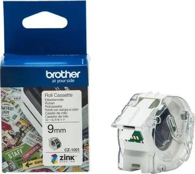 Image de Brother CZ-1001 - Rolle (0,9 cm x 5 m) 1 Rolle(n) Endlosetiketten - für Brother VC-500W (CZ1001)
