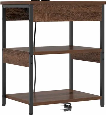 Obrázek produktu pro Noční skříňka Hnědý dub 41 x 31 x 51 cm kompozitní dřevo