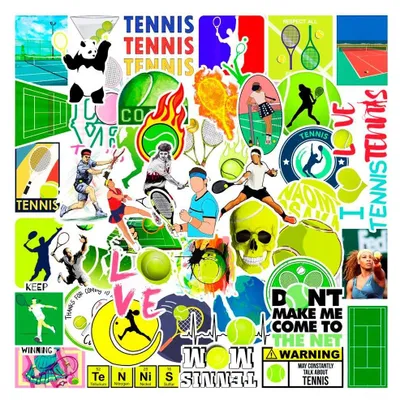 Immagine prodotto di Confezione di adesivi - Tennis