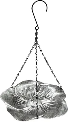Produktbild von Unyqoos® Hängendes Vogelbad aus Gusseisen für Garten und Balkon mit elegantem Design