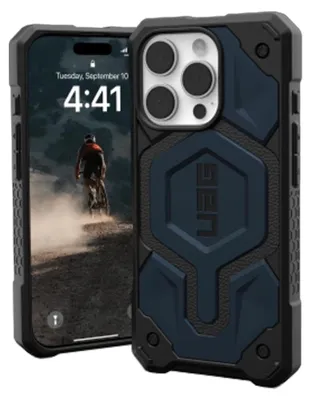 A smartphone case is shown next to a smartphone.