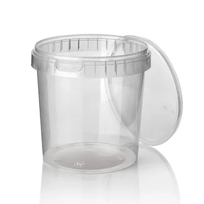 Produktbild von Feinkostbecher, PP 770 ml Ø 11,8 cm · 11,3 cm transparent mit Originalitätsverschluss