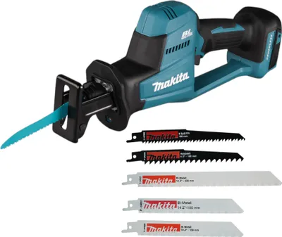 Produktbild von Makita DJR 189 Z Akku Reciprosäge Säbelsäge 18 V Brushless + Reciprosägeblatt Set ( P-83967 ) - ohne Akku, ohne Ladegerät