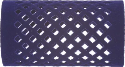 Produktbild von Efalock Metallwickler beflockt blau kurz 21mm 12 Stück