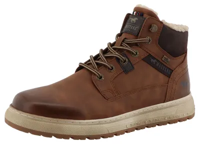 Produktbild von Mustang Veterschoenen Hoog  Veterschoenen Hoog - Cognac - Maat 44