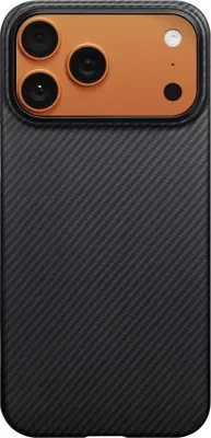 Produktbild von Pitaka KI1701BPM, Cover, Apple, iPhone 17 Pro Max, 17,5 cm (6.9"), Schwarz, Grau
