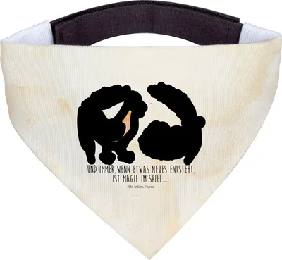 Produktbild von Mr. & Mrs. Panda Halstuch Für Hunde Huhn Stolz - Vintage - Geschenk, Bauernhof, Schwangerschaft, Tuch, Hund, Geburt, Eier, Spruch, Hundehalstuch, Hof