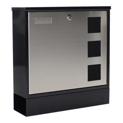 Produktbild von Profirst Mail PM 230 Briefkasten schwarz silber