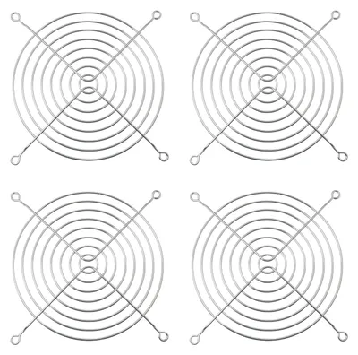Produktbild von 4 Stück Metall-Lüftungsgitter - 140 mm - Silberfarben