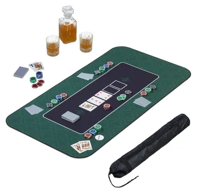 Productafbeelding van Pokerkleed - Antislip - 120 x 60 cm - Groen