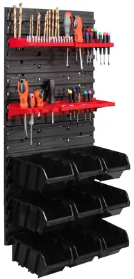 Immagine prodotto di Pannello portattrezzi – Per la parete del garage – 39 x 78 cm
