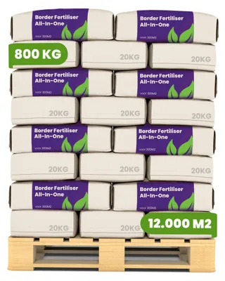 Obrázok produktu pre Border Hnojivo All-in-One, 800 kg (40 vriecok po 20 kg) – pre plochu 12 000 m2 – NPK 6-3-12 + 3MgO + chitín