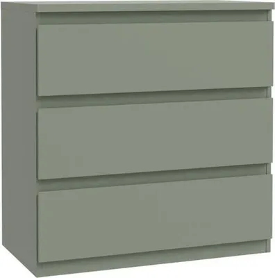 Obrázek produktu pro Komoda - EDMORE - 3 zásuvky - šalvěj - 77,2 x 42 x 79,8 cm