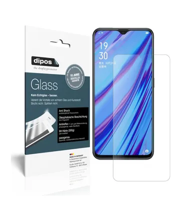 Zdjęcie produktu dla 2x folia ochronna do Oppo A9x matowa - folia antywstrząsowa 9H dipos Glass szkło plastikowe