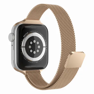 Obrázek produktu pro Techsuit řemínek (W034) - Apple Watch 1/2/3/4/5/6/7/8/SE/SE 2 (38/40/41mm) - Zlatá